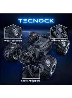 Apexma 2.4ghz Remote Control LED Light 1:18 Scale Rechargeable Speeding Off-Road Vehicle - Toy Bigfoot Jeep - Full Function Lighted Off-Road Car  - Image 4