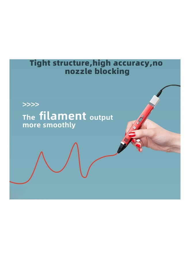 NIBEMINENT Portable 3D Pen Red - Image 5