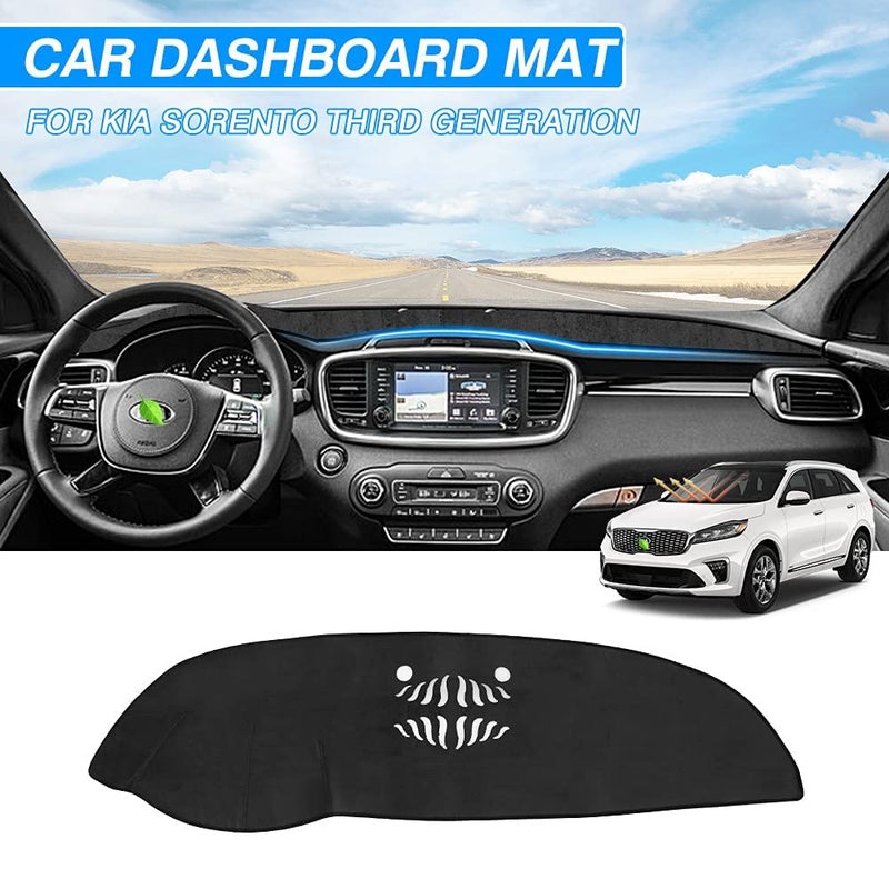 Generic Cartist Compatible with Dash Cover Kia Sorento 2016 2017 2018 2019 2020 Dashboard Cover Mat Non-Slip Pad Carpet Sunshield Protector  - Image 2