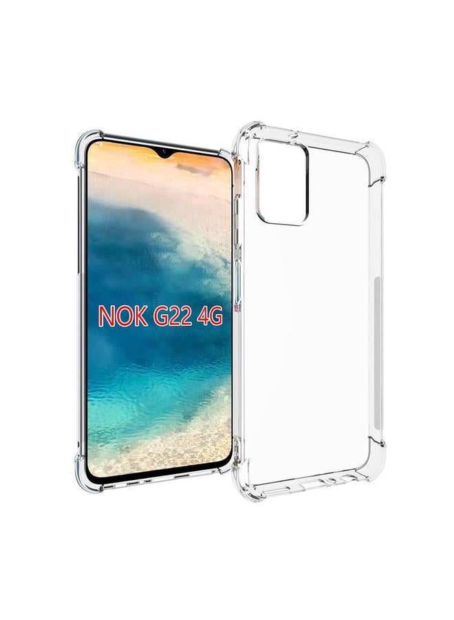 اس-توب جراب لهاتف Nokia G22 مقاوم للصدمات ومضاد للانزلاق مصنوع من مادة TPU السميكة - Image 1