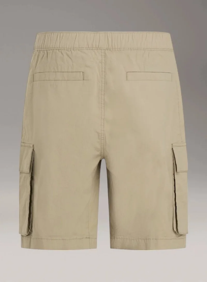 Calvin Klein Jeans Stone Gray Cargo Shorts for Men | Best Price UAE