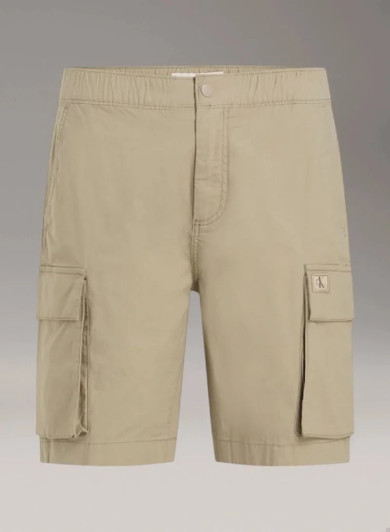 Calvin Klein Jeans Stone Gray Cargo Shorts for Men | Best Price UAE