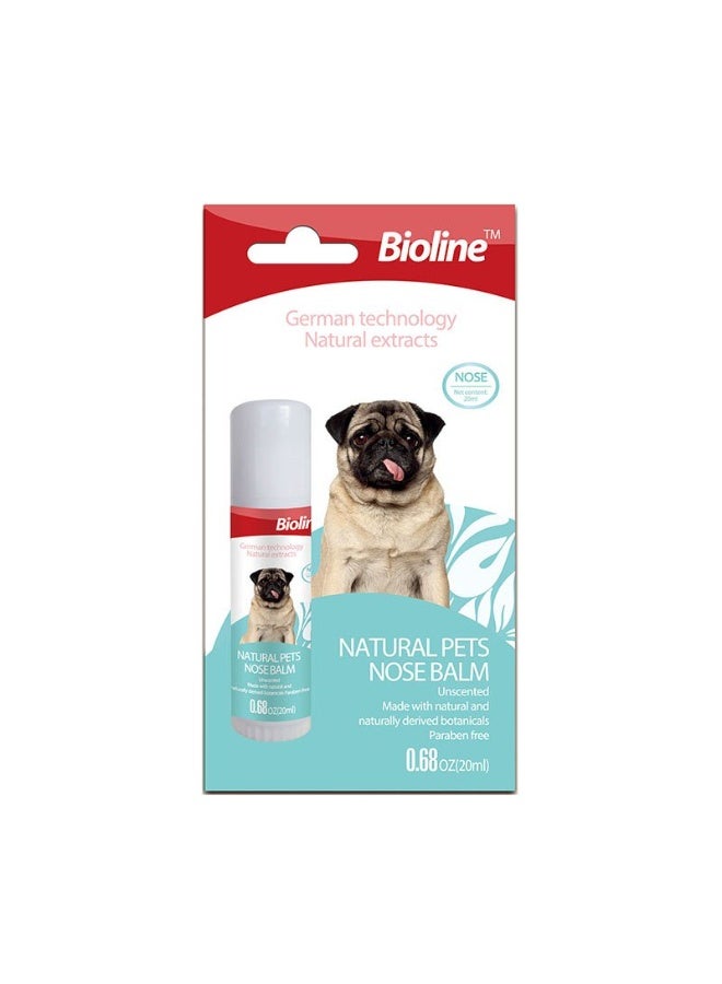 BIOLINE Natural Moisturizing and Protecting Nose Balm For Pets 20ml - Image 1