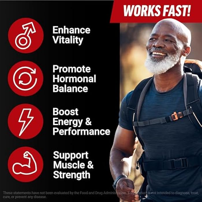 Force Factor Longjack Tongkat Ali Max for Men, Male Stamina and Vitality Supplement Made with Tongkat Ali Extract and Key Natural Ingredients for Superior Absorption, 1200mg, 60 Capsules - Image 2