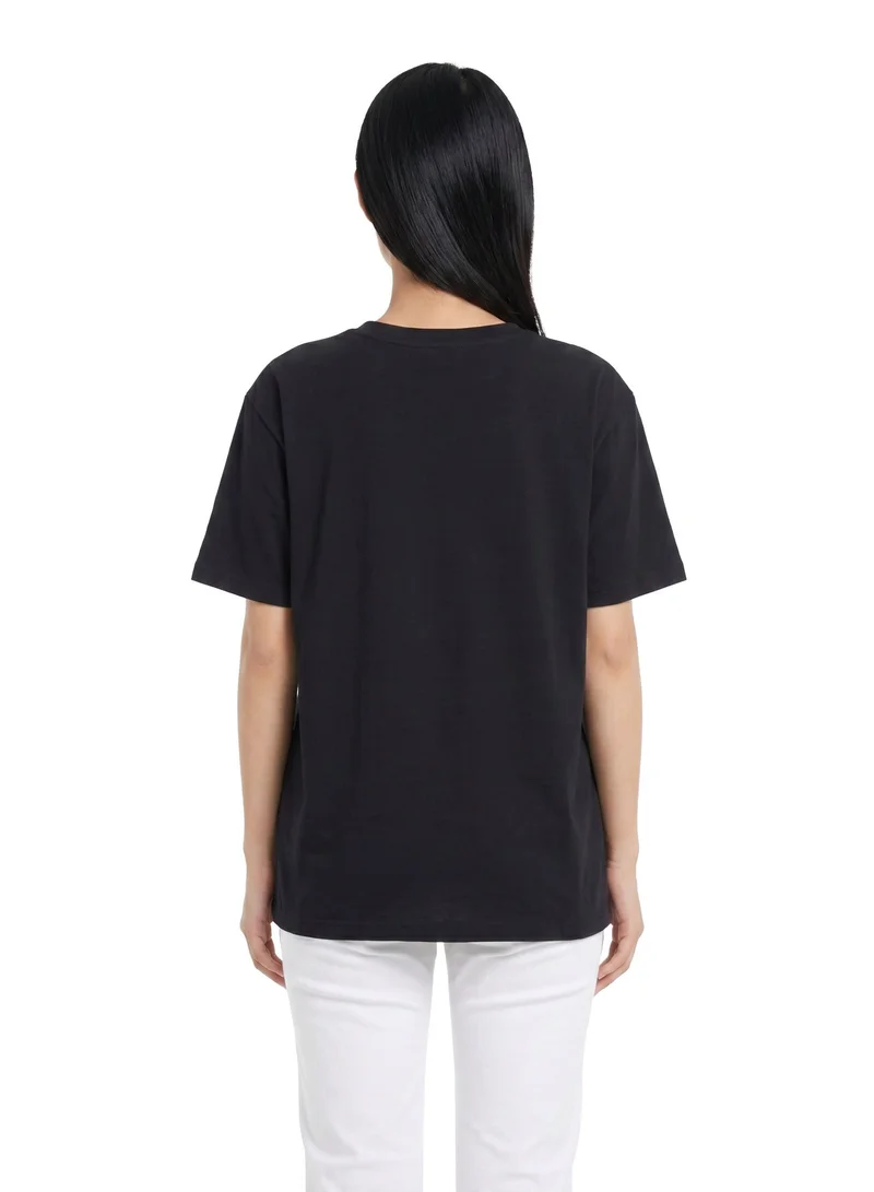 ديزني Disney Stitch Graphic Women’s Oversized Drop Shoulder T-Shirt