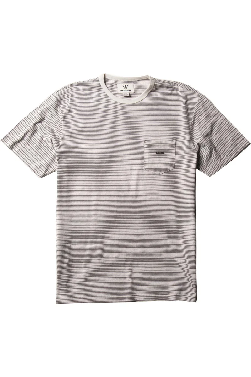 Vissla Faster SS PKT Tee Vintage White