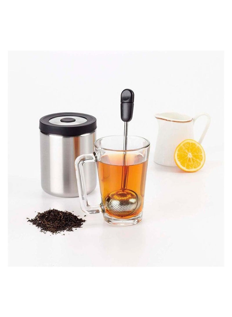 SYOSI 2 Pack Stainless Steel Mesh Twisting, Tea Ball Infuser Loose Leaf Tea Infuser Strainers Reusable Loose Leaf Tea Steeper Stainless Steel for Natural Tea & Coffee - Image 5