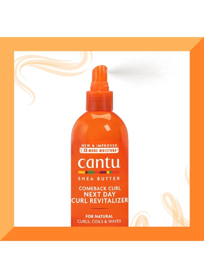 Cantu Comeback Curl Next Day Curl Revitalizer Mist with Shea Butter for Natural Hair, 12 fl oz - Image 3