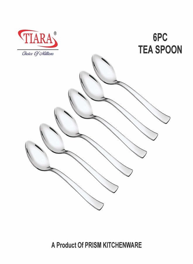 TIARA NOVA 6pc Stainless Steel Cutlery Spoon Set (6PC Tea Spoon) - Image 2