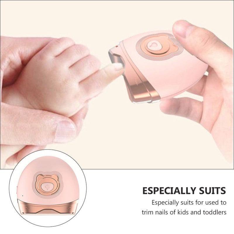 1pc Electric Nail Trimmer Safe Baby Automatic Nail Clipper Nail Polisher - Image 4