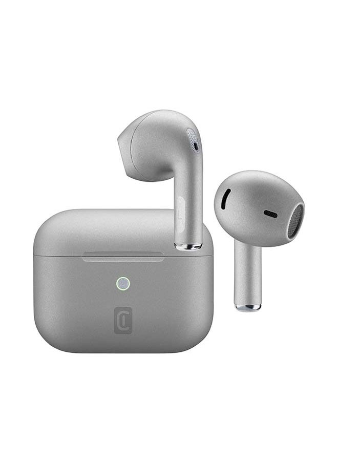 Cellularline - CELLULARLINE TWS Crystal Earphones ENC Grey - Image 1