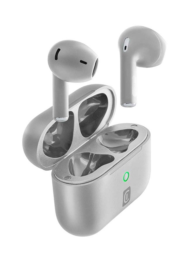 Cellularline - CELLULARLINE TWS Crystal Earphones ENC Grey - Image 1