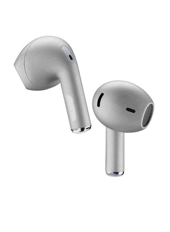 Cellularline - CELLULARLINE TWS Crystal Earphones ENC Grey - Image 1