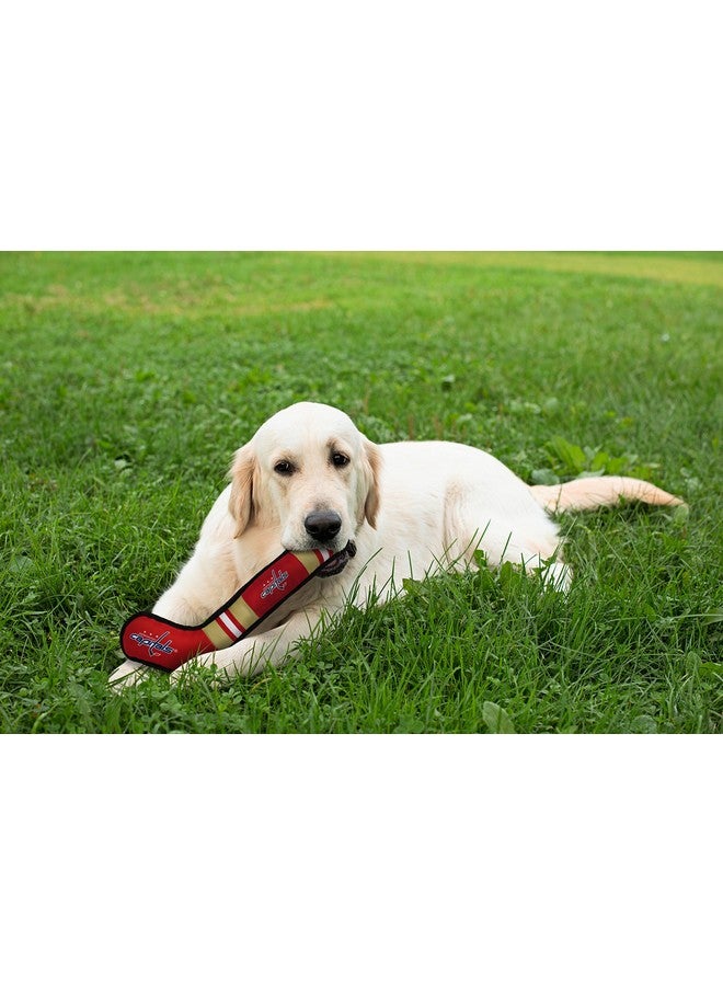 Pets First Pets First Dog Toy Tough Nylon with Inner Squeaker Licensed by NHL Washington Capitals Hockey Stick Toy for Dogs & Cats Play Hockey with Your Pet , 16 inch (Pack of 1) (CAP-3232) - Image 5