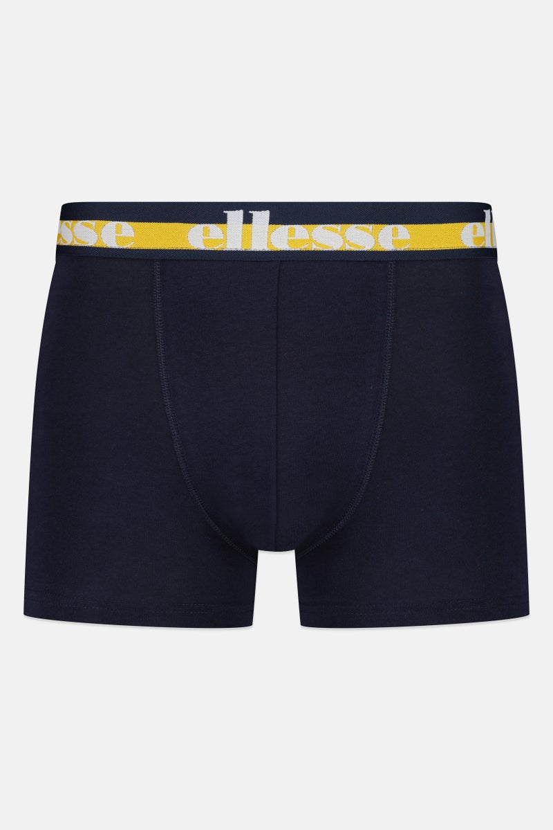Ellesse Men 3 Pieces Brand Logo Trunks, Multicolor - Image 5