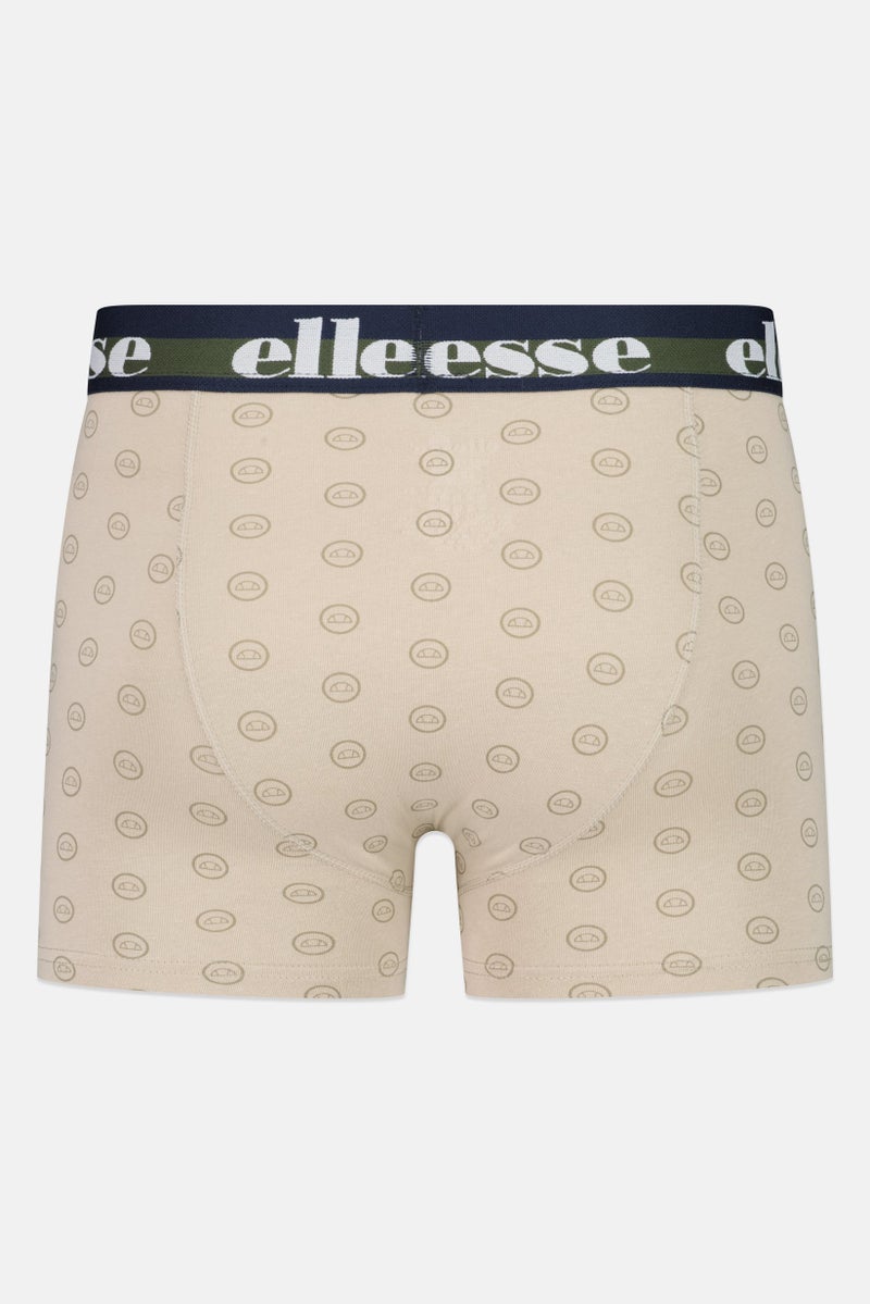 Ellesse Men 3 Pieces Brand Logo Trunks, Multicolor - Image 4