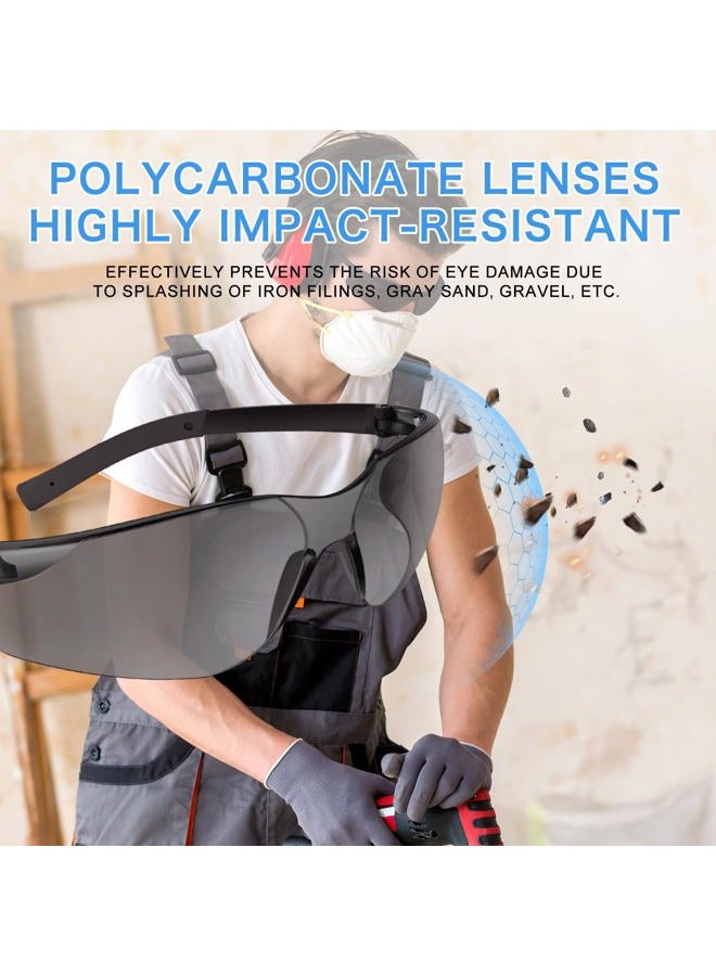 WFEANG Clear Safety Glasses Set,Ansi z87.1 Certified with Scratch and Impact Resistant Goggles for Men and Women - Image 4