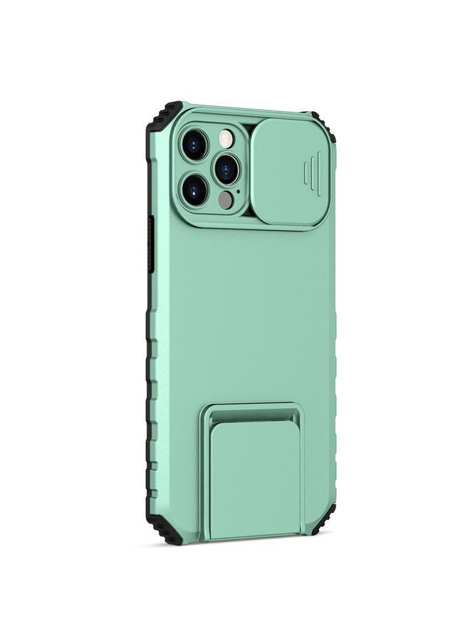 Zaboon Case For iPhone 12 Pro Max Stereoscopic Holder Sliding Camshield Phone Case - Image 2