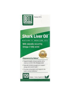 Bell Lifestyle Bell Lifestyle, Shark Liver Oil, 120 Softgels  - Image 1