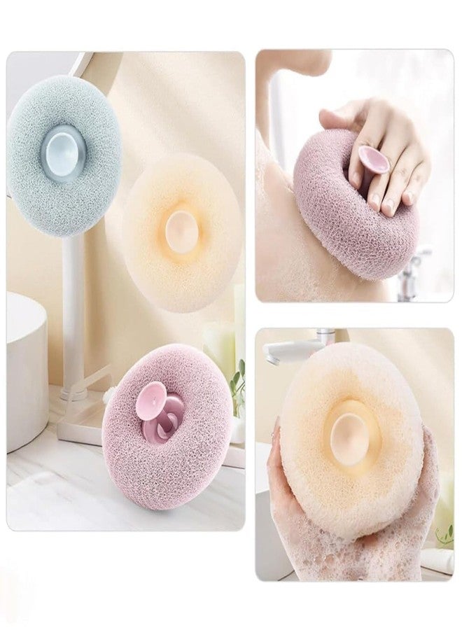 OVERSEASE Large Bath Loofah Sponge Scrubber Exfoliator for High Lather Cleansing (MULTICOLOUR) - Image 5