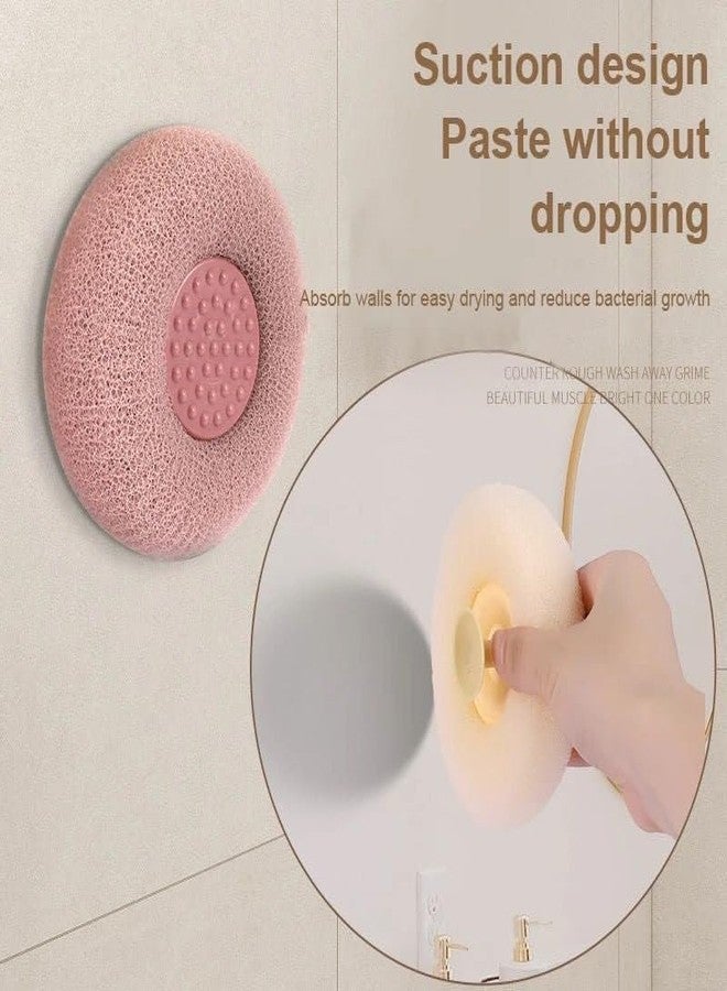 OVERSEASE Large Bath Loofah Sponge Scrubber Exfoliator for High Lather Cleansing (MULTICOLOUR) - Image 4