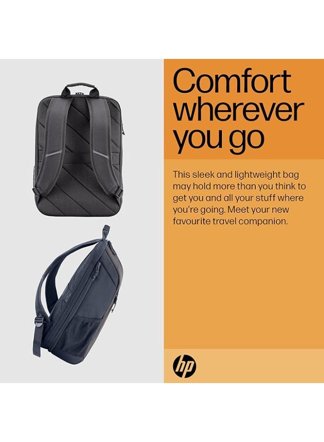 HP هيوليت باكارد HP حقيبة ظهر لابتوب 15.6 بوصة للسفر، 18 لتر، رمادي - Image 4