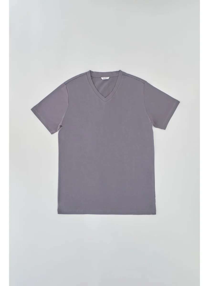 داجي Cotton Anthracite T-Shirt