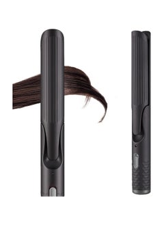 General Hair straightener & curling iron 2-in-1 with curling bangs 1 1/4 inch curling iron straightener, ceramic coated, anti-scald, fast-acting, smooth-styling curling iron  - Image 1
