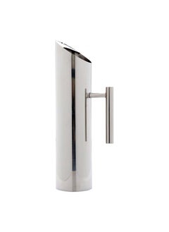 Restaurantware Restaurantware-Met Lux 67 Ounce Modern Water Pitcher, 1 Dent-Resistant Metal Drink Pitcher - With Ice Guard, Built-In Handle, Polished Stainless Steel Water Serving Pitcher, For Water Or Iced Tea,  - Image 2
