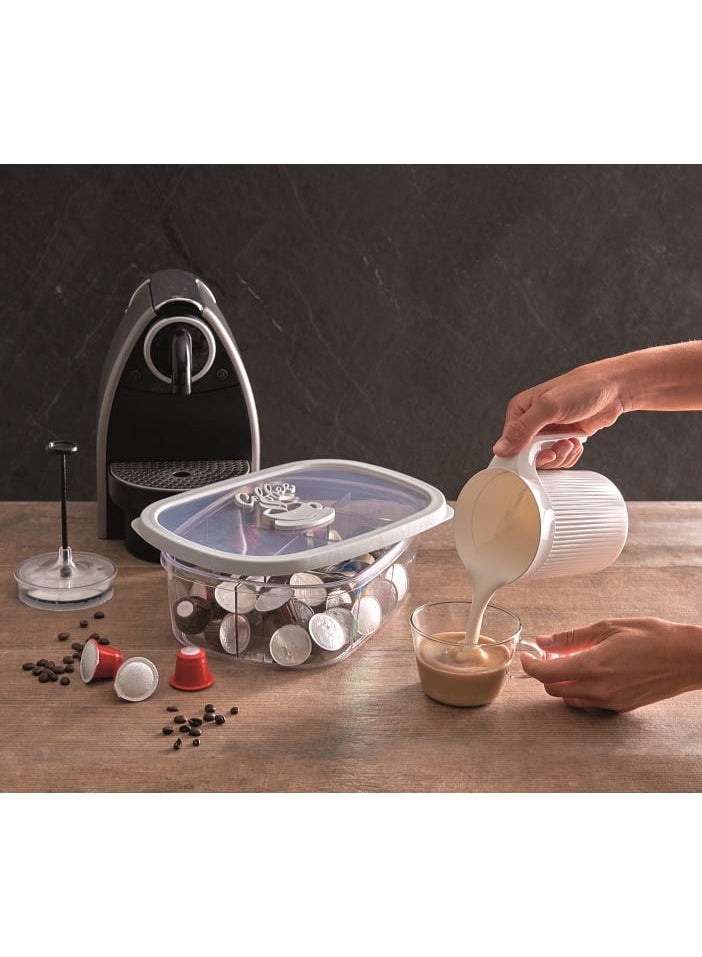 Snips خلاط الحليب كابوتشينو سنبس كريميكس - أبيض، صنع في إيطاليا - Image 5