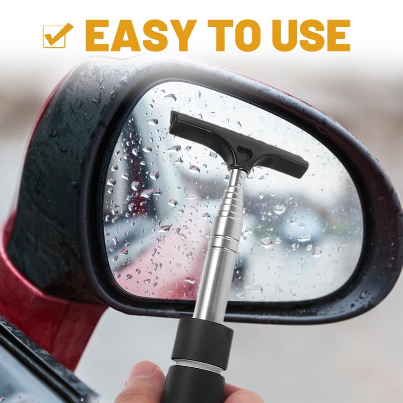 Retractable Mirror Wiper Tool for Water Removal All Weather - Image 5