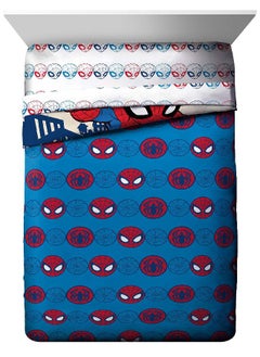 Jay Franco Jay Franco Marvel Super Hero Adventures Go Spidey 4 Piece Toddler Bed Set - Super Soft Microfiber Bed Set Includes Toddler Size Comforter & Sheet Set - Bedding Features Spiderman  - Image 2