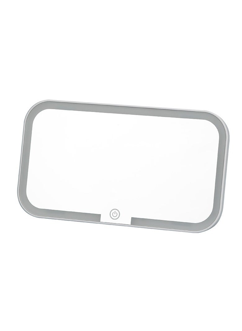 general Car sun visor makeup mirror light shatterproof interior accessory with high-definition mirror for in-car grooming - Image 2