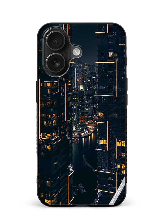 VR CREATIVE Protective Case Cover For Apple iPhone 16 Plus Building View Design Multicolour