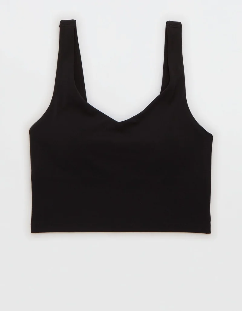 Aerie  OFFLINE By Aerie Real Me Low Key Longline Sports Bra for Women | Best Price UAE