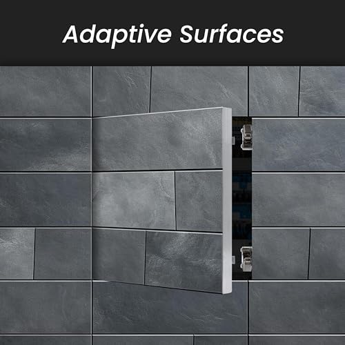 REPA MARKET لوحة وصول ريباماركت 16 × 16 بوصة للجدران الجافة بإطار من الألمنيوم / غطاء فتحة الجدار / لوحة باب الوصول مع وظيفة النقر - فتحة خدمة ثقيلة لتحسين الوصول إلى السباكة والكهرباء ونظام التكييف - Image 5