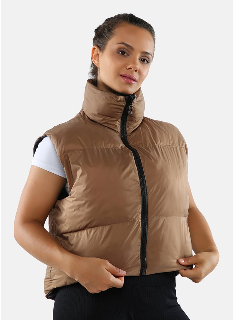 London Rag Women's Reversible Vest Puffer Jacket - Image 2