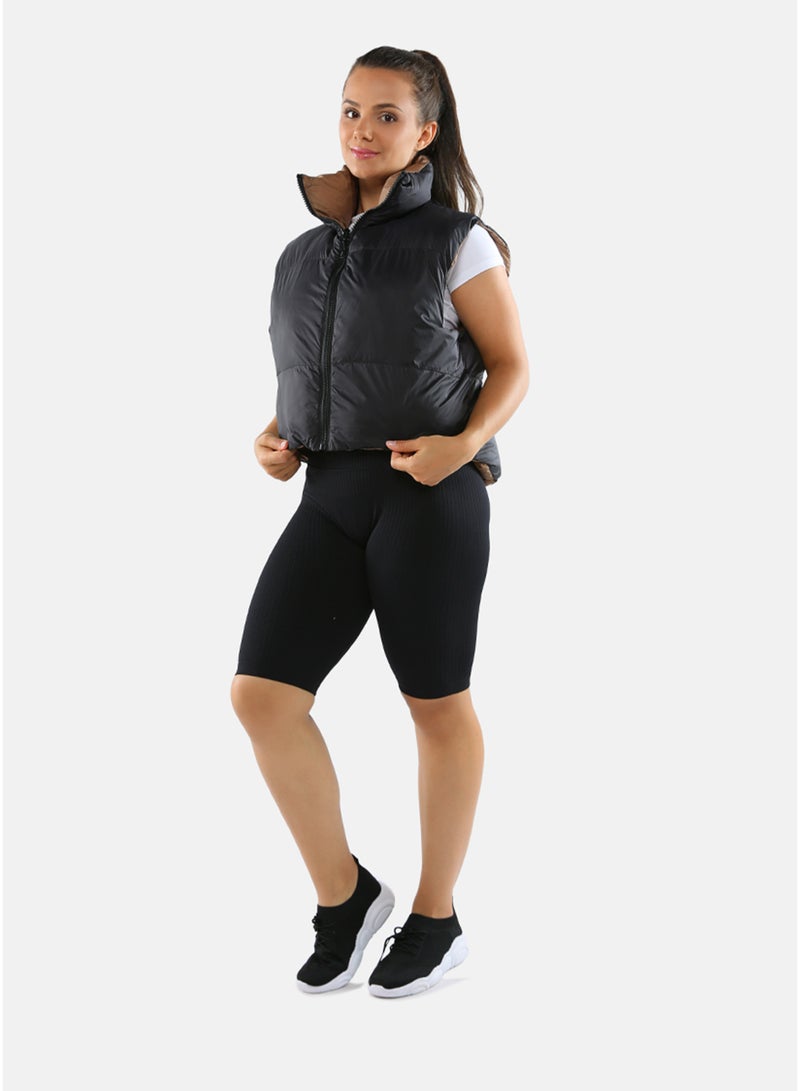 London Rag Women's Reversible Vest Puffer Jacket - Image 5