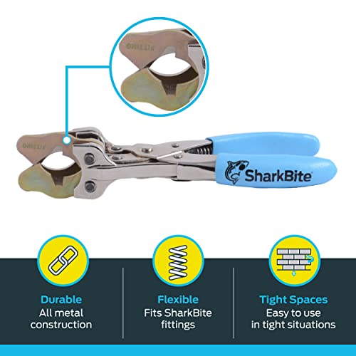 SharkBite 3/8 Inch to 1 Inch Pro Push to Connect Disconnect Tool, PEX Pipe, Copper, CPVC, PE-RT, HDPE, PROD3810 - Image 3