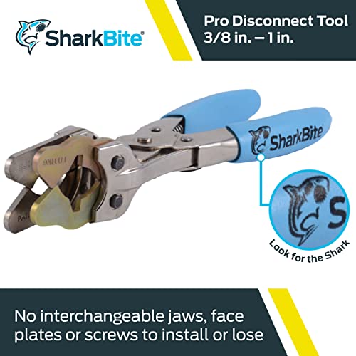SharkBite 3/8 Inch to 1 Inch Pro Push to Connect Disconnect Tool, PEX Pipe, Copper, CPVC, PE-RT, HDPE, PROD3810 - Image 2