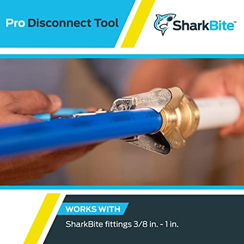 SharkBite 3/8 Inch to 1 Inch Pro Push to Connect Disconnect Tool, PEX Pipe, Copper, CPVC, PE-RT, HDPE, PROD3810 - Image 5