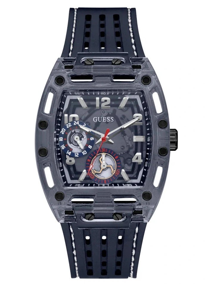 GUESS Mens Blue Navy Multi-function Watch - GW0499G1