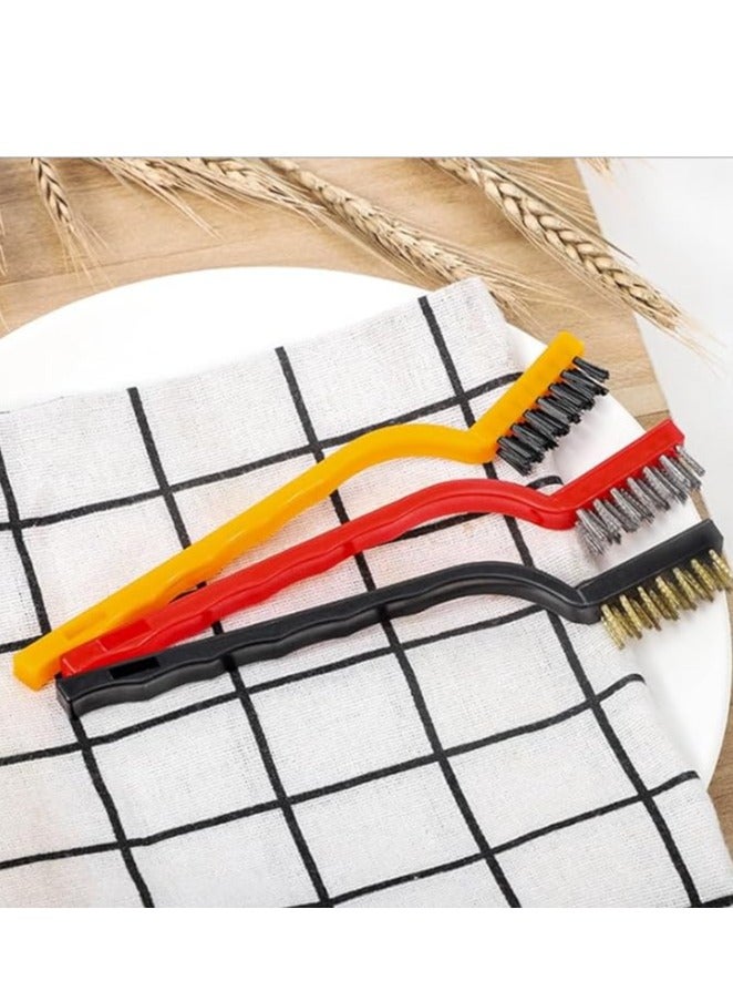 كول بيبي النحاس والنايلون والفولاذ المقاوم للصدأ فرشاة تنظيف السيارات مطبخ موقد غاز [ 3 ] - Image 5