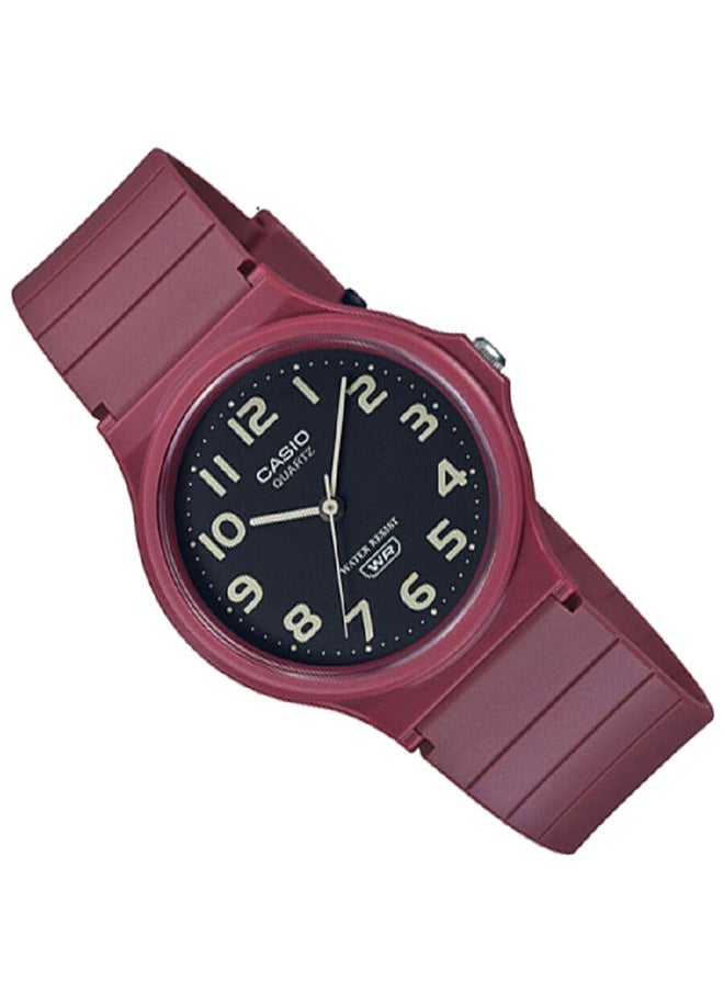 CASIO Unisex Watch Classic Casual Analog Black Dial Resin Band MQ-24UC-4BDF  - Image 2