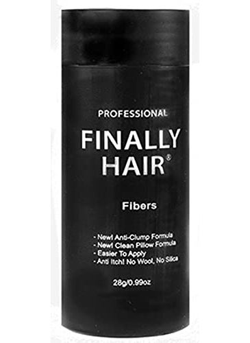Hair Building Fibers Dark Salt  Pepper Hair Loss Concealer Fiber 28 Gram 99oz Refillable Bottle by Finally Hair Dark Salt  Pepper  Soft Black with touch of grey