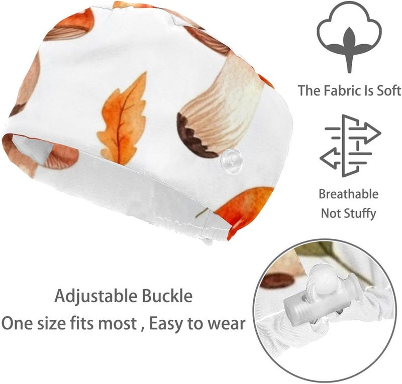 4 Pack Goose Duck (3) Decorative Print Comfort Fit Protective Head Caps - Image 3