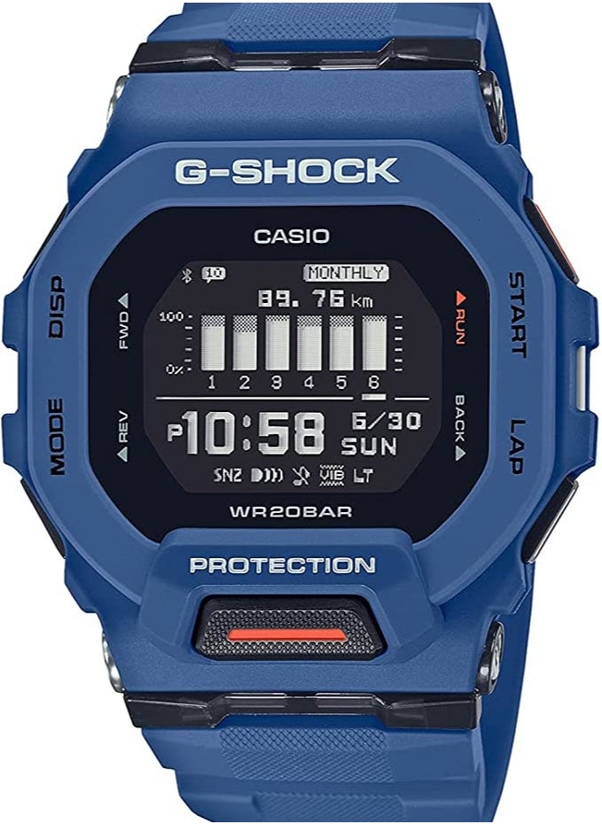 CASIO - Casio Digital BlacK Dial Resin Band Men's Watch GBD-200-2DR - Image 1