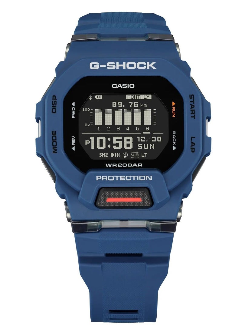 CASIO - Casio Digital BlacK Dial Resin Band Men's Watch GBD-200-2DR - Image 1