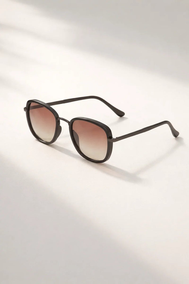 VEGAS Full Rim Square Unisex Saddle Brown  Sunglasses V2060 S C4 - Image 1