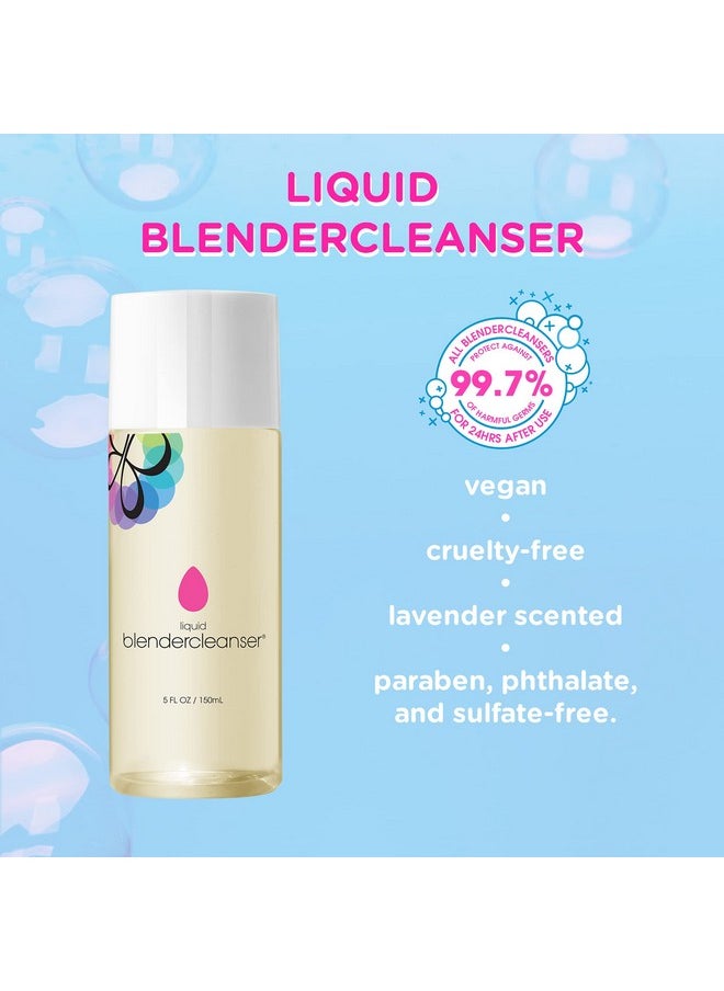 beautyblender beautyblender® | Blendercleanser® Liquid Lavender Beauty Blender Cleanser, Cleaning Makeup Sponges, Brushes & Applicators, 5 oz  - Image 2